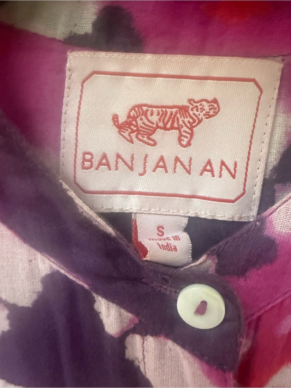 Banjanan Long Sleeve Floral Print Maxi Dress in Pink & Purple - Picture 3 of 12